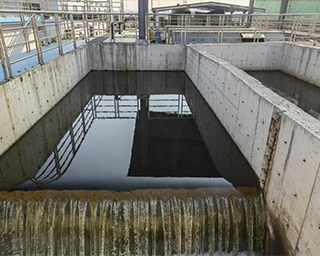 A printing and dyeing industrial park in Yulin City